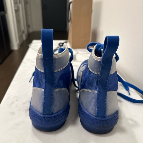 Dior Hightops Size 9 Blue - Picture 2 of 5